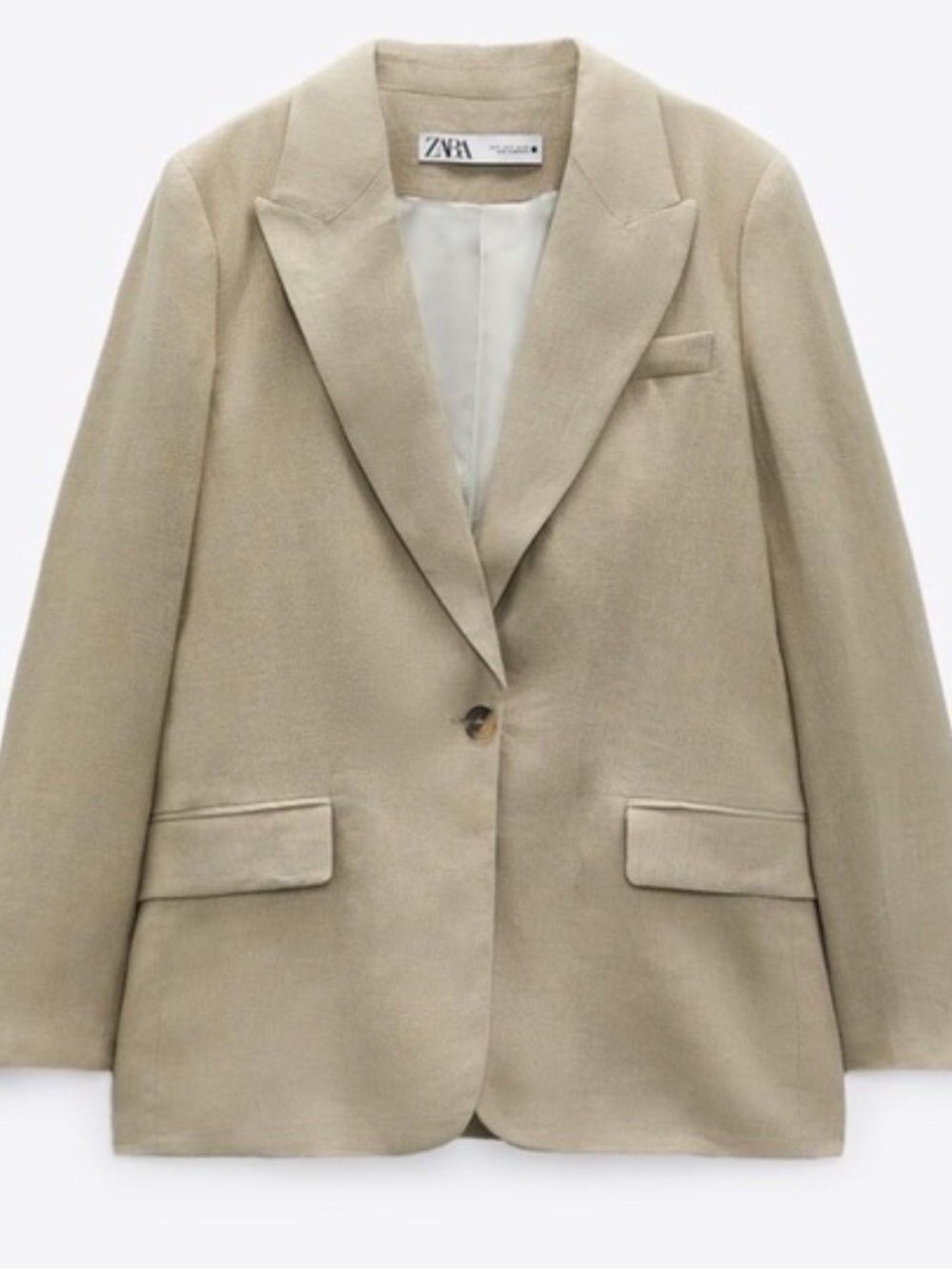 Zara Linen Blazer - Small